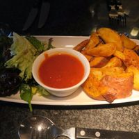 oven roasted wedges at Zeffirellis in Ambleside