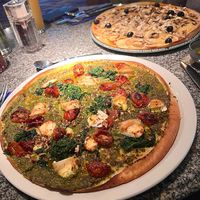 Vegetarian sienna and vegan funghi  at Zeffirellis in Ambleside