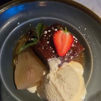 Sticky toffee pudding (ve) at Zeffirellis in Ambleside