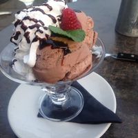 Vegan ice cream  at Zeffirellis in Ambleside