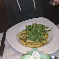Vegan pasta alla genovese at Zeffirellis in Ambleside