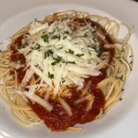 Spag Bol with vegan cheese!  at Zeffirellis in Ambleside