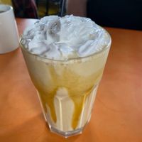 Vegan banana milkshake 😍 at The Egg Cafe in Liverpool