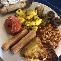 Vegan breakfast  at The Egg Cafe in Liverpool