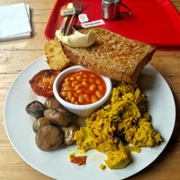 Large Vegan Breakfast at The Egg Cafe in Liverpool