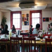 interior of the egg cafe in liverpool at The Egg Cafe in Liverpool