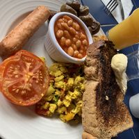 Small vegan breakfast   at The Egg Cafe in Liverpool