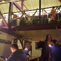 View from downstairs at The Egg Cafe in Liverpool