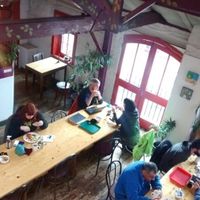 inside at The Egg Cafe in Liverpool