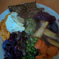 Sunday roast at The Egg Cafe in Liverpool