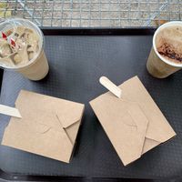 Served in takeaway containers  at Tide Tables in Richmond Upon Thames