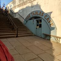 One of the two entrances at Tide Tables in Richmond Upon Thames
