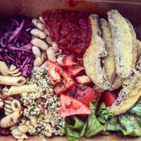 Blue Moon salad at Blue Moon Cafe in Sheffield