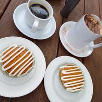 Vegan Carrot Cake at Cafe Paradiso in Chichester