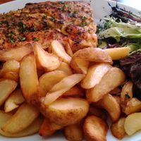 Vegan lasange.  at Herbies in Exeter