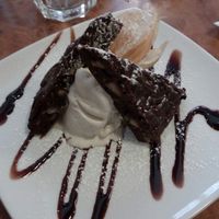Brownie Desert at Herbies in Exeter