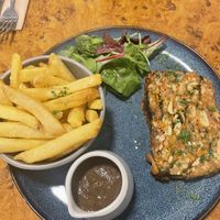 Carrot and cashew loaf   at Herbies in Exeter