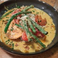 Peanut curry at Herbies in Exeter