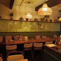 Dining area at Herbies in Exeter