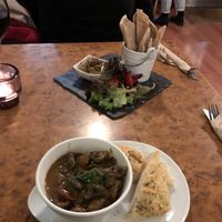 Tuscan mushrooms an at Herbies in Exeter