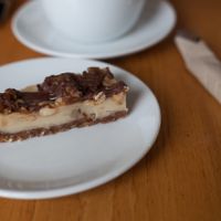 This cake looked pretty good, I thought but it tasted like sugar and margarine and so, so much sugar. I eat very sweet, but once every 5 years I stumble on something beyond me. at Archie Browns Health Food in Penzance