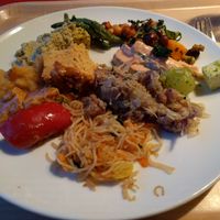 Sampling from the buffet at Silvoplee in Helsinki