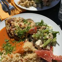   at Zucchini Vegetarian Cafe in Helsinki