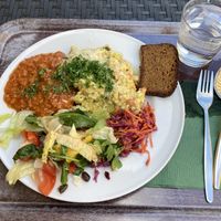   at Zucchini Vegetarian Cafe in Helsinki