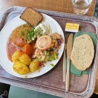   at Zucchini Vegetarian Cafe in Helsinki