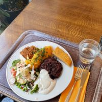   at Zucchini Vegetarian Cafe in Helsinki