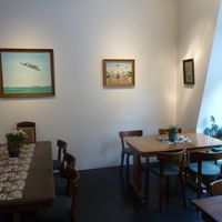 Zucchini's front room at Zucchini Vegetarian Cafe in Helsinki