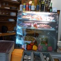 Sweets selection at Zucchini Vegetarian Cafe in Helsinki