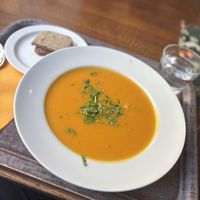 Daily Soup  at Zucchini Vegetarian Cafe in Helsinki
