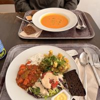   at Zucchini Vegetarian Cafe in Helsinki