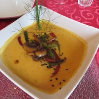 soup at La Maison du Vert in Ticheville