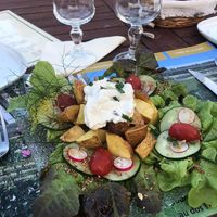 Lemon patatoes at La Maison du Vert in Ticheville