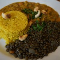 Indian Plate (vegan) at Aquarius in Paris