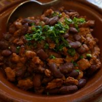 Chili sin carne (vegan) at Aquarius in Paris