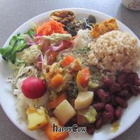 Grande Assiette (big plate) meal of the day at Grand Appetit in Paris