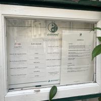 Menu  at Guen Mai in Paris