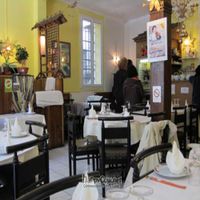 Restaurant ambience at Green Garden in Paris