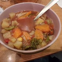 Soup buffet at La Faim des Haricots - Puits Vert in Toulouse