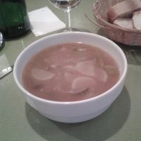 Boulgour-vegetables soup at La Faim des Haricots - Puits Vert in Toulouse