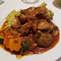 Cold buffet at Saveurs Bio in Toulouse