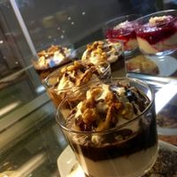 dessert (non-vegan) at Osho's Place in Cologne