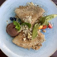 Crêpes aux amandes  at Radieschen in Darmstadt