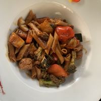 Wokgemüse mit Vollkornnudeln   at Tassajara in Hamburg