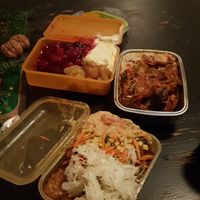 Reste vom Buffet mit Too Good to go at Hiller in Hannover