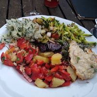 Salad buffet at Hiller in Hannover