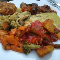 Mains buffet at Hiller in Hannover